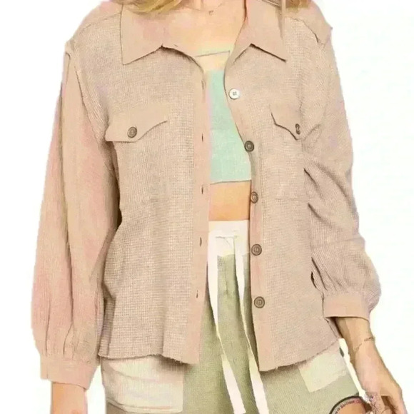 POL CURVY AFTER YOU OVERSIZED SHACKET size 3X  TC2 - Picture 1 of 6